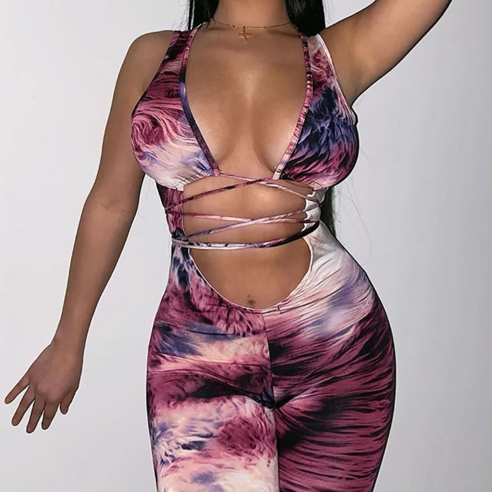 Fashion Nova Cut Out Jumpsuit